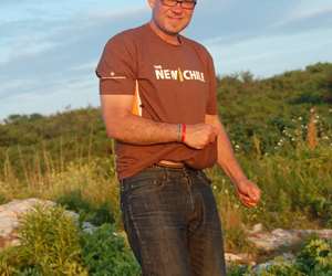 Impromptu foraging on Appledore Island with Chef Evan